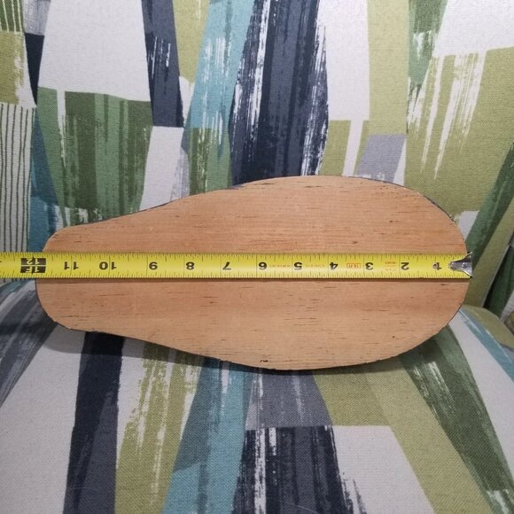 Wood Duck Goose Mantle Decor Artist Signed Rustic Norwegian Style Shabby Chick C - Picture 3 of 14